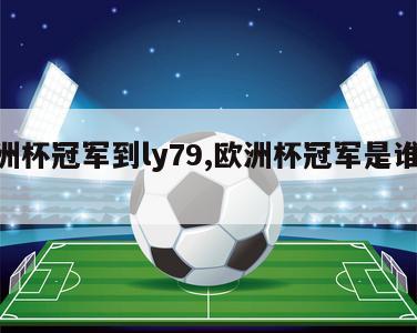 欧洲杯冠军到ly79,欧洲杯冠军是谁2021