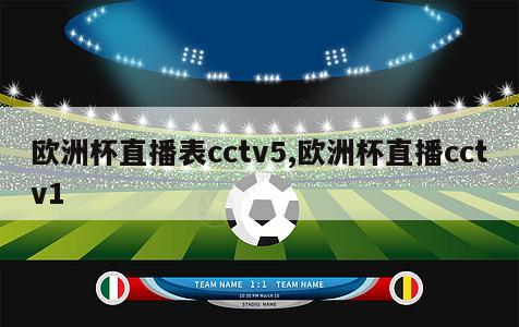 欧洲杯直播表cctv5,欧洲杯直播cctv1