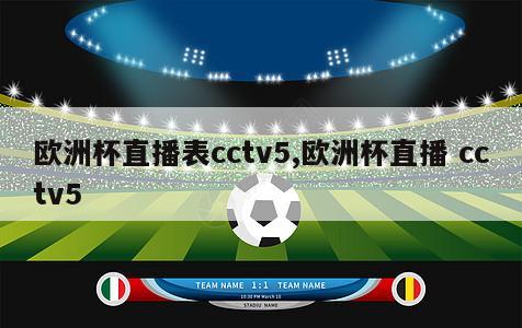 欧洲杯直播表cctv5,欧洲杯直播 cctv5